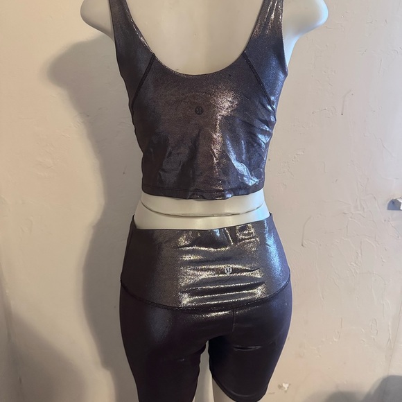 Rare Metallic lululemon Two-Piece Set - Picture 3 of 4